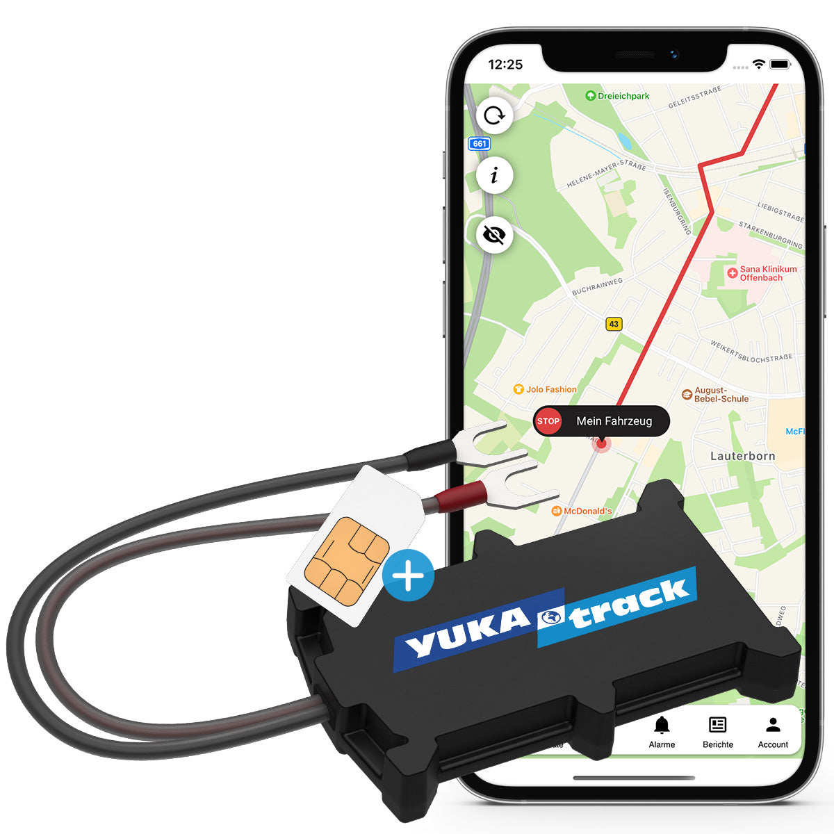 YUKAtrack easyWire AIO GPS Car Tracker 2G incl. SIM + Date Flat YUKAtrack easyWire AIO GPS Car Tracker 2G incl. SIM + Date Flat